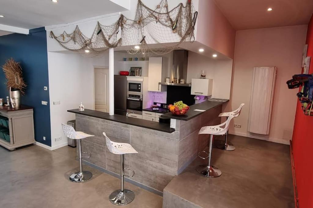 Dinard : Loft De 175 M² - A 150 M De La Plage Exteriör bild